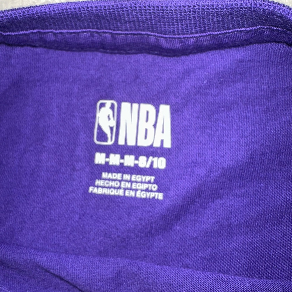 Kids LA Lakers Medium Size 8 / 10 - Short-Sleeve NBA Tee T-shirt NWT, Purple - Picture 3 of 8